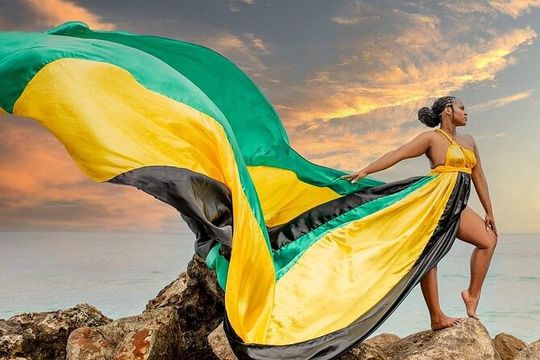 Flying Dress Photoshoot or Clear Kayak Drone Photoshoot Experienc