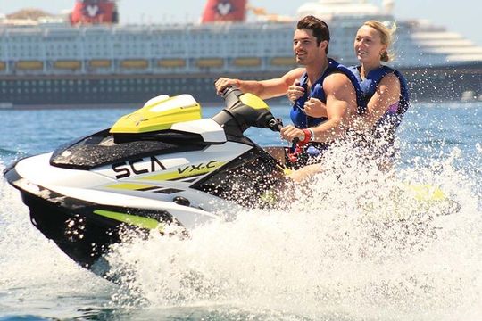 Jetski Ride Activity in El Medano Beach of Mexico