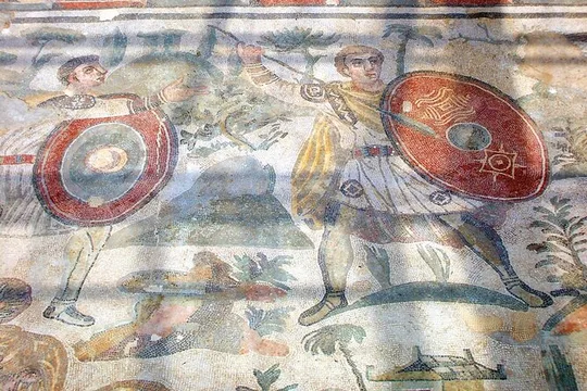 Roman Villa del Casale (Piazza Armerina):Tour of Sicilian Mosaics