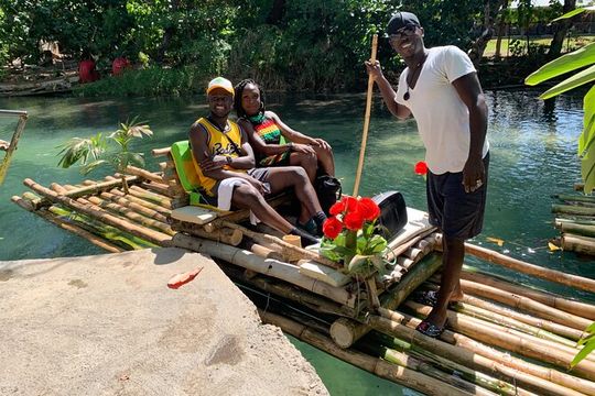 Horseback riding + Bamboo river rafting tour from Ocho Rios