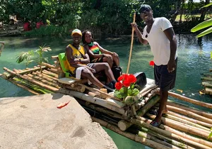 Horseback riding + Bamboo river rafting tour from Ocho Rios