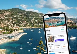 Exploration Game and City Tour in Nice France with your Phone