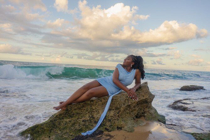 Golden Hour Beach Photo Shoot in San Juan