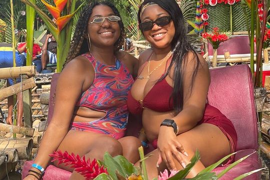 Bamboo Rafting with Limestone Foot massage then Margaritaville.