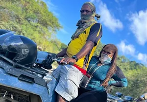 ATV & Bamboo Rafting With Limestone Foot Massage.