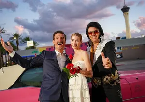 Elvis Wedding at The Little Vegas Chapel including Limousine Transportation