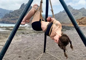 Shibari on the Beach