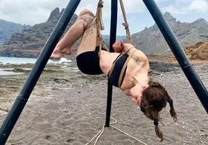 Shibari on the Beach