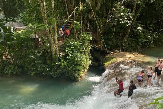Blue Hole Falls & Ocho Rios from Montego Bay & Falmouth Jamaica