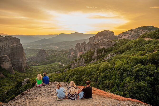 Athens: Meteora 2-Day Tour Sunset & Morning Small Group + Hotel