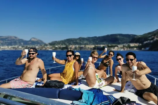 Full-Day Shared Boat Tour to Amalfi and Positano from Sorrento