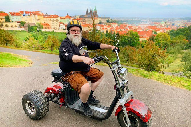 Amazing!!! Electric Trike Tour of Prague, live guide included