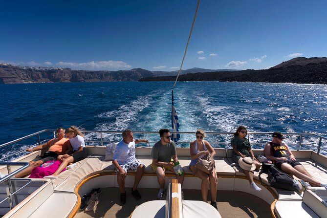 Santorini Tour of Caldera with Glass bottom Boat