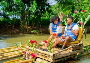 Signature River Bamboo Rafting at Good Hope Estate