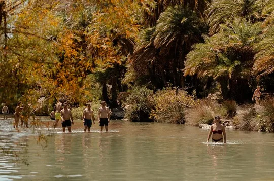Fra Rethymno: Preveli-stranden og skjulte landsbyer
