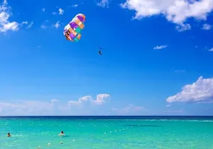 Negril 7 miles beach day & Parasailing then Rick's cafe chill