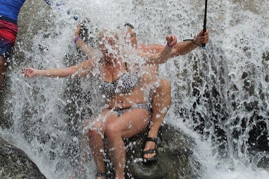 Blue Hole waterfalls from Runaway bay