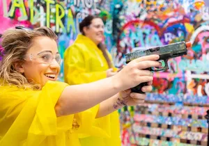 Date Idea Shooting & Spinning Private Painting Class in New York