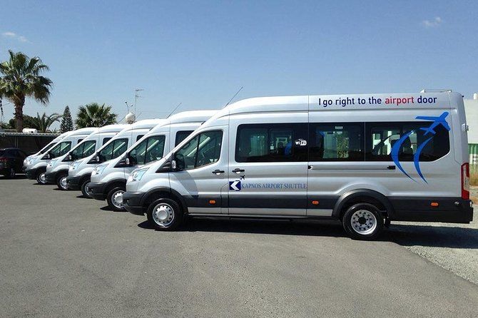 Shared Shuttle Transfer from Hotels to Larnaca Airport