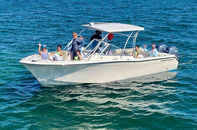 Private Charter 28ft Grady White. Stingrays, Snorkeling, Starfish