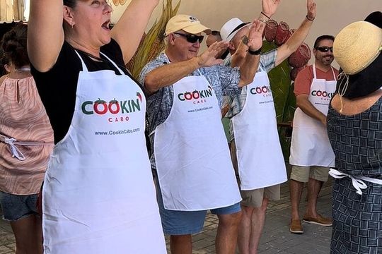 Cabo San Lucas Tacos Cooking Class, Mixology and Dancing Lessons