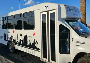 Private Las Vegas Airport Party Bus Pickup