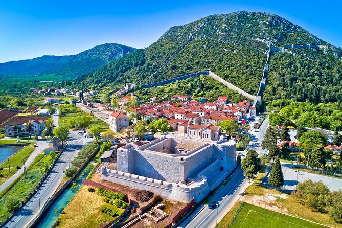 Ston Tour: City Walls, Saltworks, Wine & Adriatic Seafood