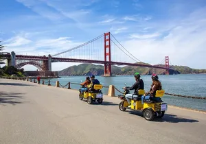 Wharf to Golden Gate Bridge - GoRide Electric Scooter Rentals