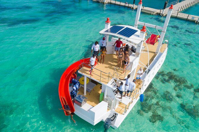 Private Punta Cana Party Boat with Slide for up to 20 Guests