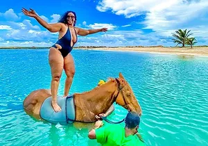 Horseback Ride , Dunns River Falls & Blue Hole From Montego Bay