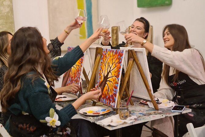 Paint and Wine Party Experience with Unlimited Wine in Zadar