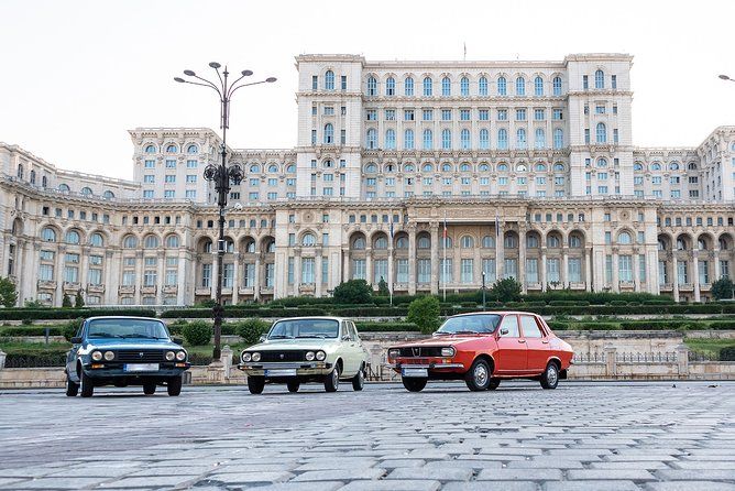 Private -RedPatrol Tour of Bucharest with a Romanian Vintage Car