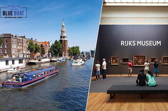 Rijksmuseum Amsterdam and Canal Cruise with optional Snackbox