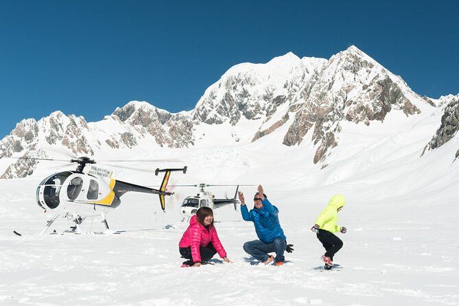 Fox Glacier and snow landing (allow 20 minutes - departs Fox Glacier)