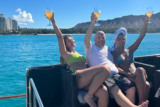 Small-Group Whale Watching Cruise on a Waikiki Motor Yacht