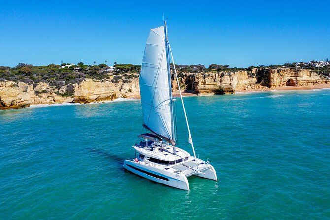 Albufeira: Algarve Half Day Private Catamaran Charter