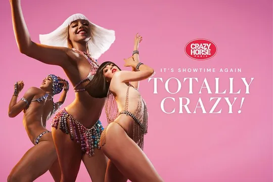 Paris Crazy Horse Cabaret Show with Beverages including Champagne