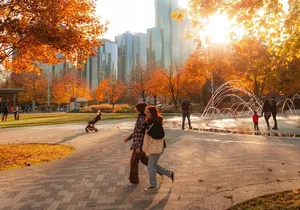 A Scenic Walking in Tour Central Park