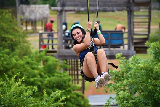 Jamwest Reggae Zipline Tour from Negril