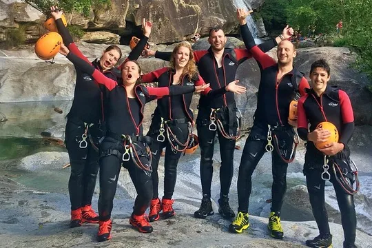 Fun and Adventure - Best beginner canyoning near Bellinzona