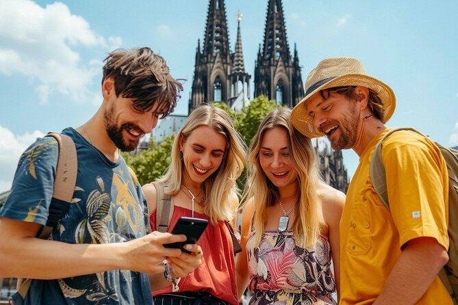 Private audio book city rally around Cologne Cathedral and the Old Town