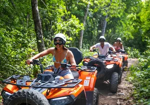 ATV Single, Tulum Ruins & Underground Cenote from Cancun