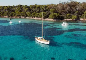 Classic Yacht Sailing in Cannes