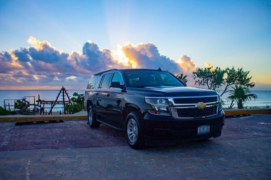 Luxury SUV arrivals from Cancun Airport one way