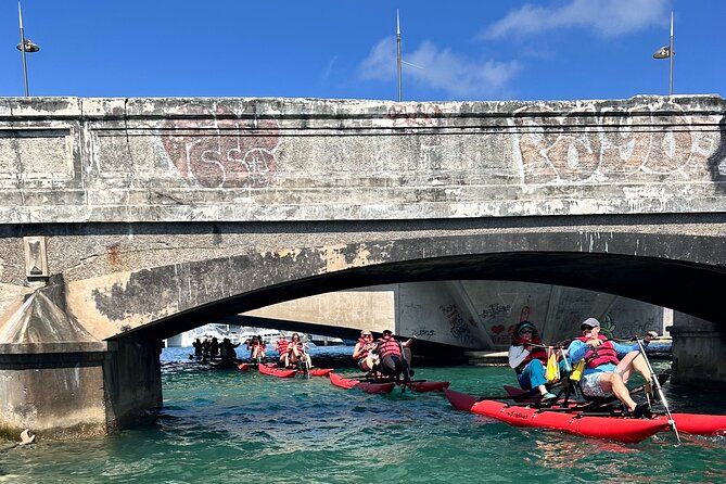 San Juan Water Bike Tour in Condado Lagoon