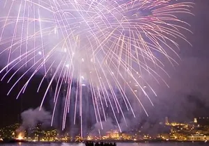 Summer Fireworks and Dinner Catamaran Cruise from Cannes
