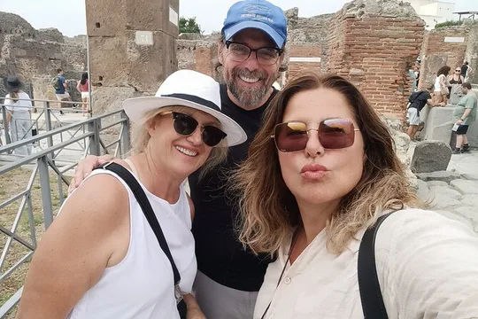 Visit Pompeii including the transfer from Naples and return