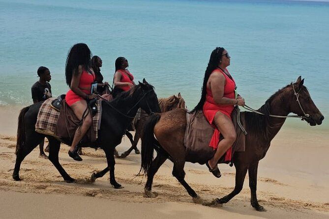 Horseback Riding at Hawksbill Beach in Five islands Antigua