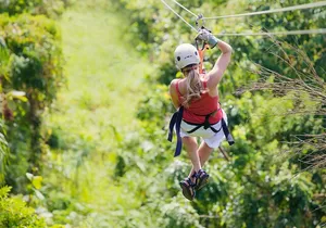 Private Tour Big Island Zipline over KoleKole Falls
