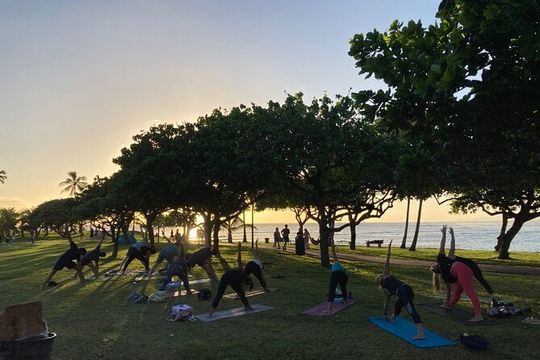 Sunset Yoga Flow at Magic Island